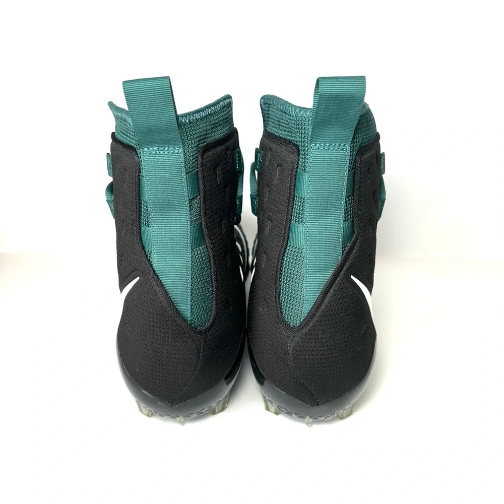 Nike Force Savage Elite TD Football Cleats Size 15 Green Black Eagles Colors